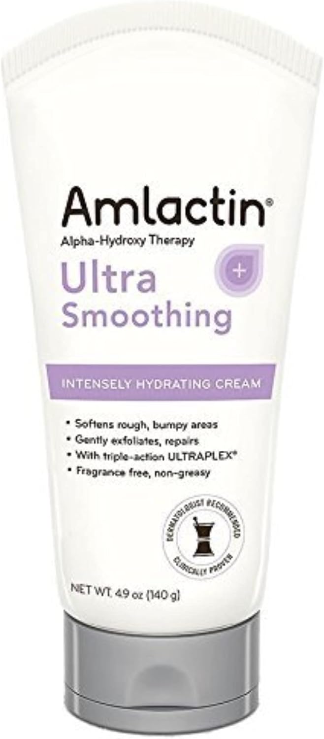 Amlactin Hydrating Body Cream Fragrance Free, 3 Count