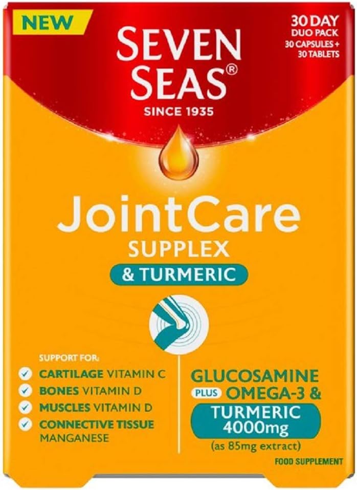 Seven Seas JointCare Supplex & Turmeric Food Supplement (30 Tablets and 30 Capsules)