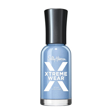 Sally Hansen Xtreme Wear Nail Polish, Streak-Free, Shiny Finish, Long-Lasting Nail Color, Babe Blue, 0.40 Fl Oz