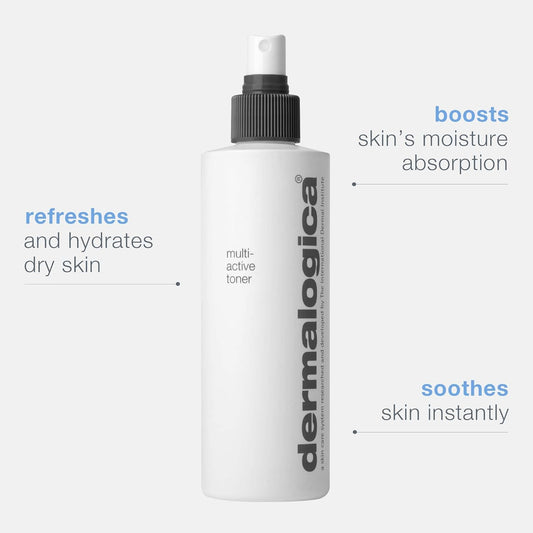 Dermalogica Multi-Active Toner, Facial Spray For Hydrating, Calming, Refreshing - Help Condition Skin And Prepare For Moisture Absorption