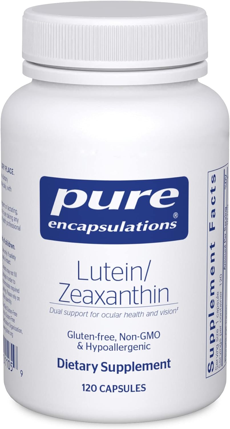 Pure Encapsulations Lutein & Zeaxanthin - Supports Overall Vision* - Maintains Macular Pigment & Eye Health* - Antioxidant Support* - Vegan-Friendly & Non-Gmo