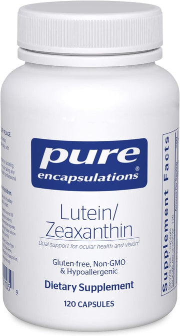 Pure Encapsulations Lutein & Zeaxanthin - Supports Overall Vision* - Maintains Macular Pigment & Eye Health* - Antioxidant Support* - Vegan-Friendly & Non-Gmo