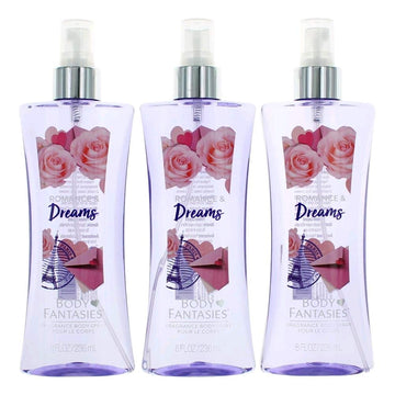 Romance & Dreams By Body Fantasies 3 Pack 8Oz Fragrance Body Spray Women : Beauty & Personal Care