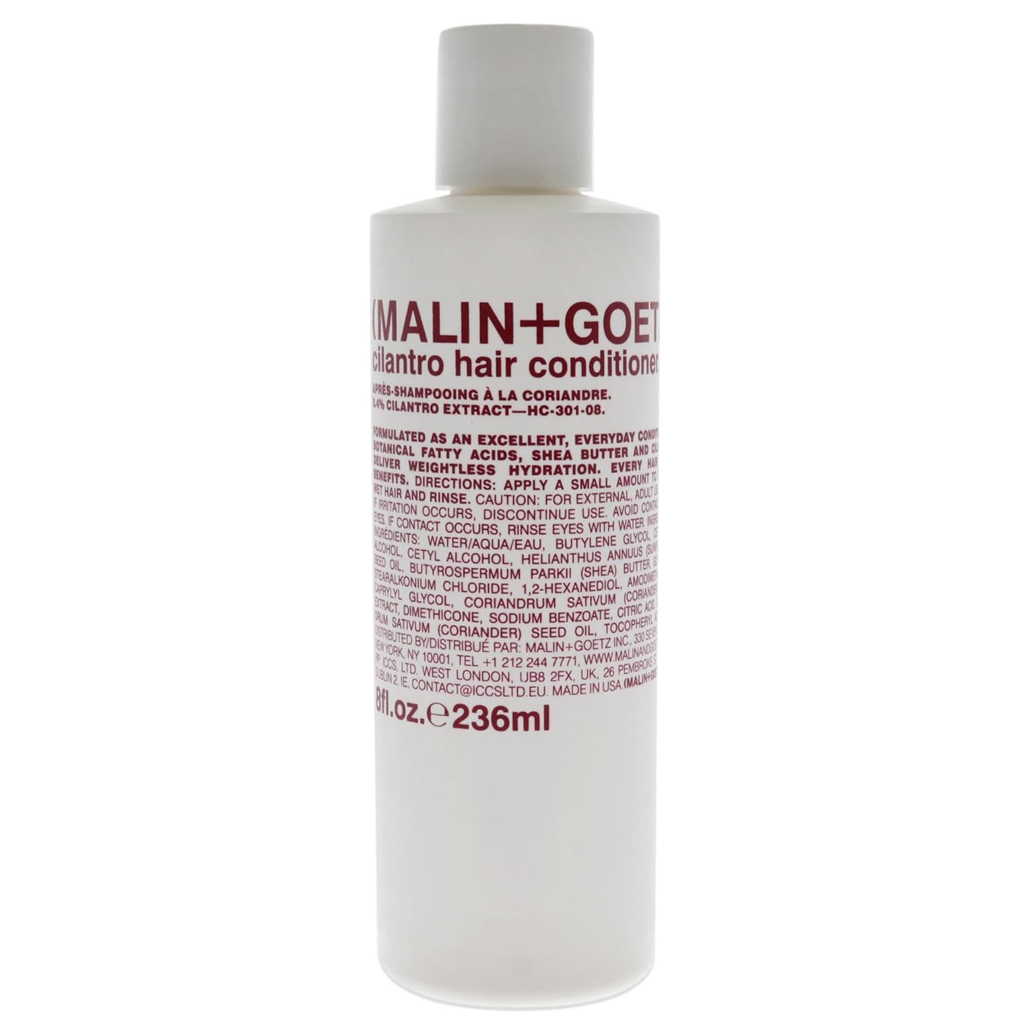 Malin + Goetz Cilantro Conditioner - Residue-Free, Lightweight Scalp Treatment. Conditions, Detangles, Balances Ph, Intensely Hydrates. Tames Frizz For All Hair Types. Vegan & Cruelty-Free
