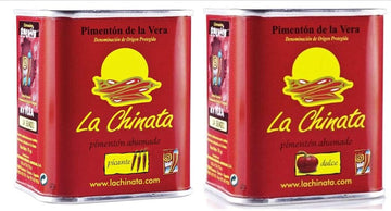 Smoked Paprika Sweet And Hot 2X70G Tins D.O.P. - La Chinata Pimenton- The Very Best