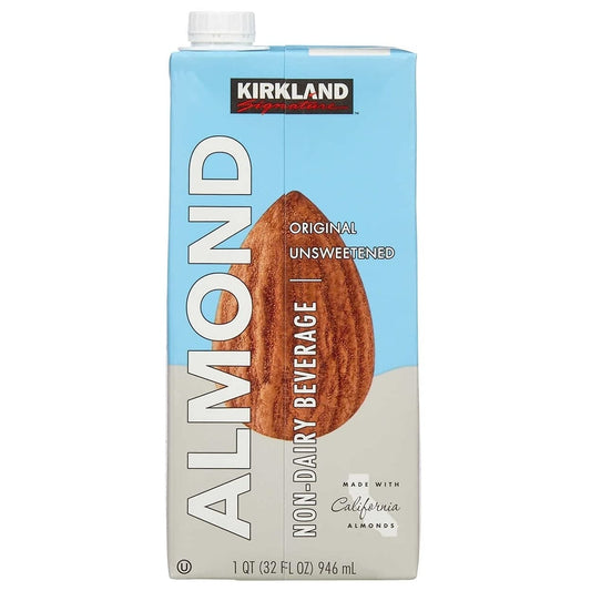 Kirkland Signature Almond Milk, 32 Fluid Ounce (12 Count)