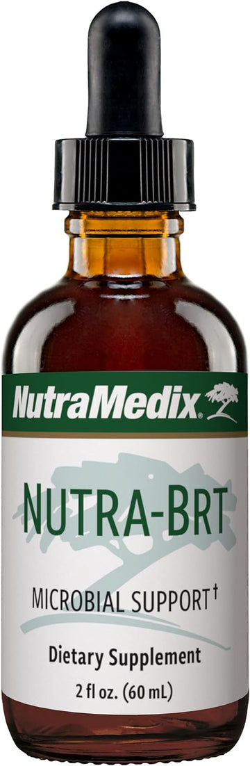 Nutramedix Nutra BRT - Liquid Herbal Supplement for Gut Health & Immune Support - Cumanda Bark & Houttuynia Leaf for Digestive Health - Immune System Booster Supplement (60mL)