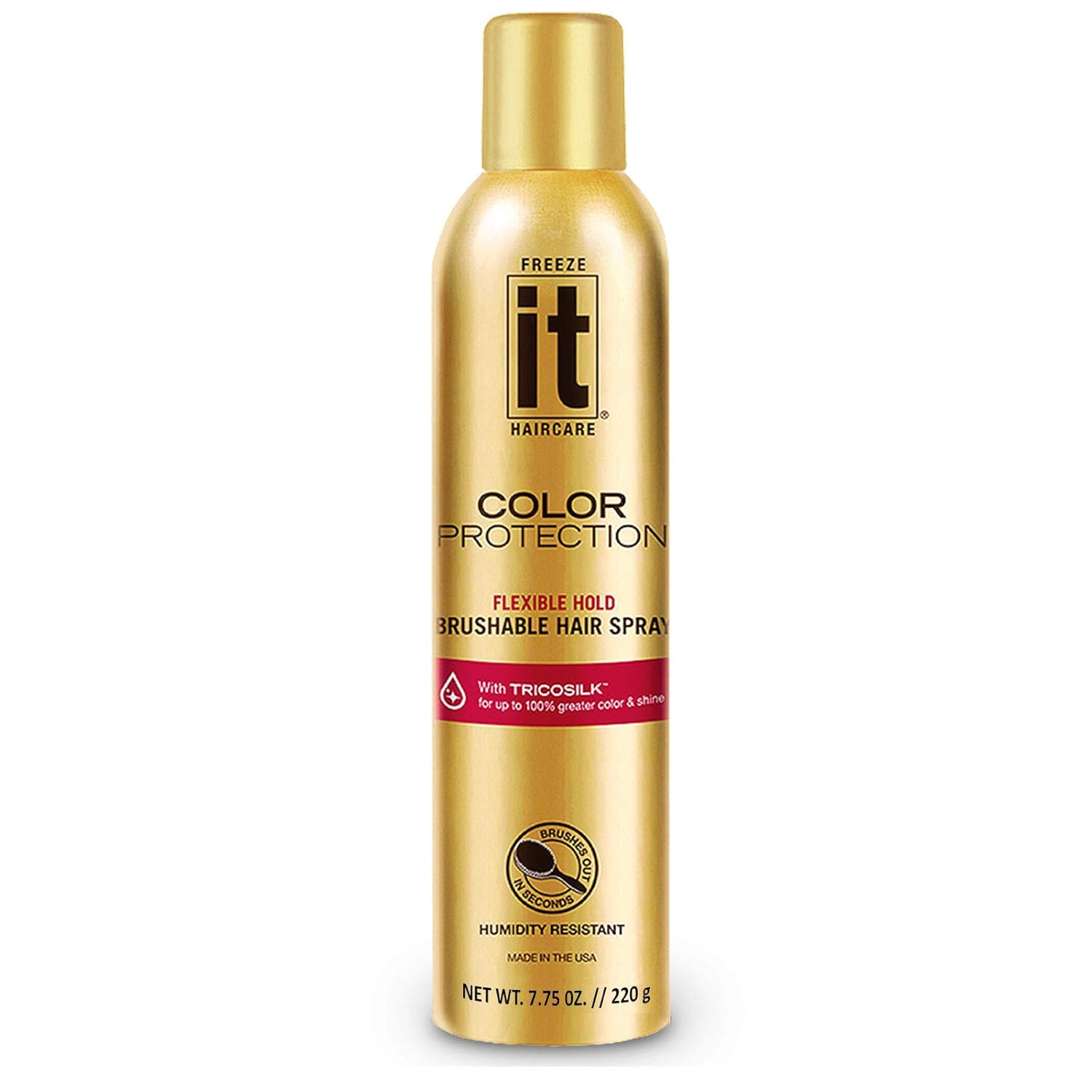 It Haircare Freeze Color Protection Flexible Hold Brushable Hair Spray 7.75 Oz (T-641)