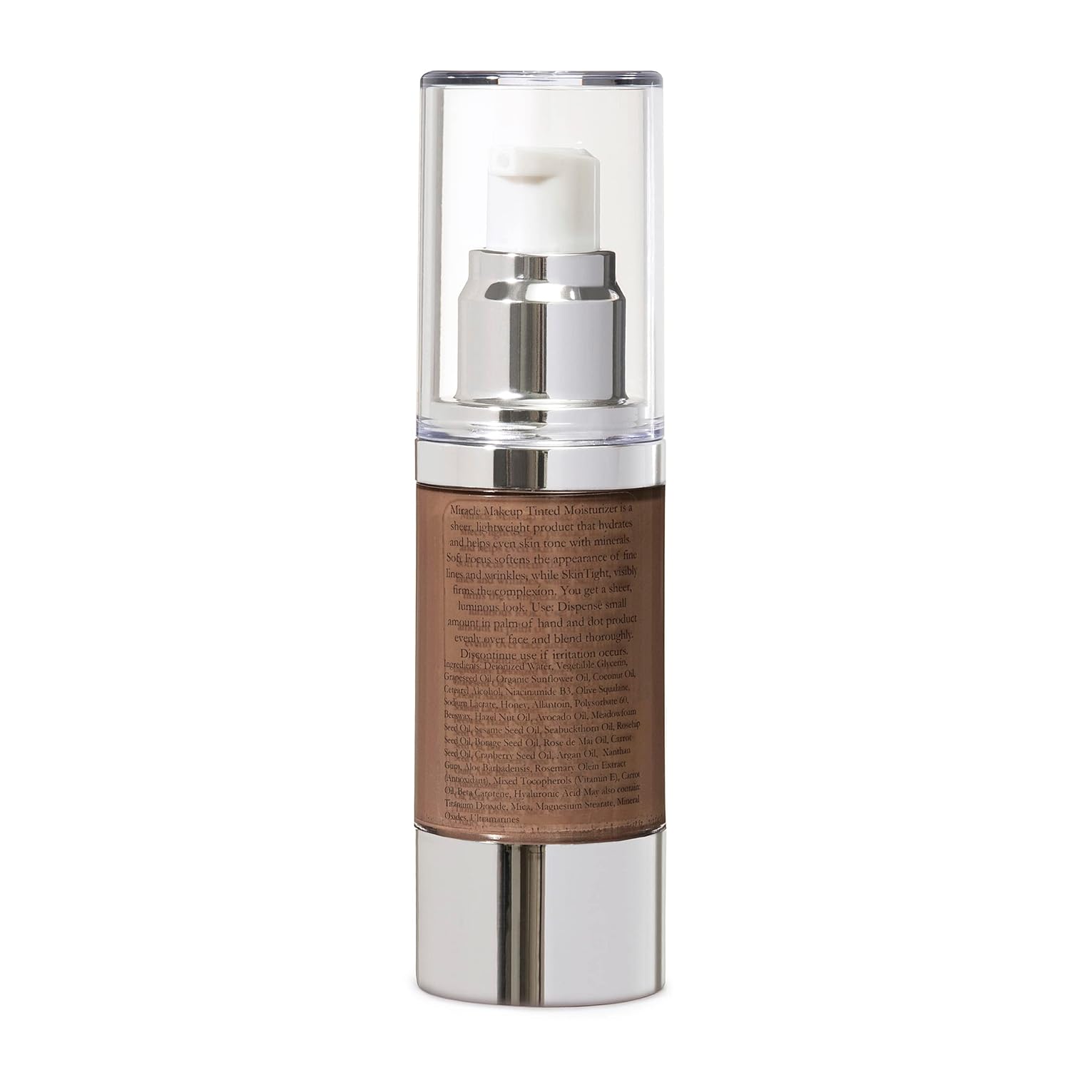 Bee Naturals Miracle Makeup Tinted Moisturizer (Medium-Dark) : Beauty & Personal Care
