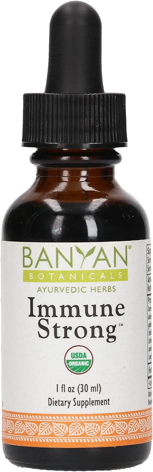 Banyan Botanicals Immune? Strong Liquid Extract - Supports a Healthy Immune System* - Sustainably Sourced, Certified Organic, Fairly Traded