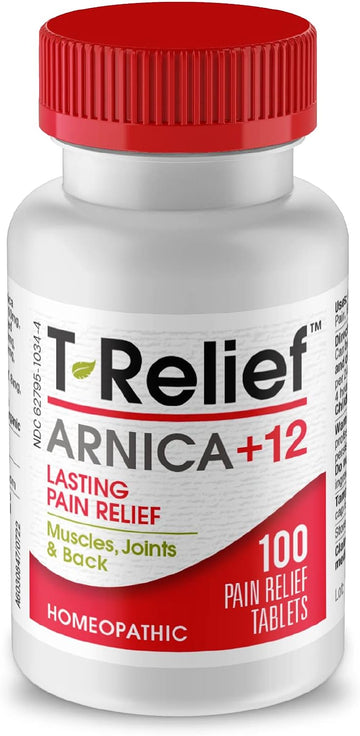 T-Relief Arnica +12 Natural Relieving Actives for Back Pain Joint Sore