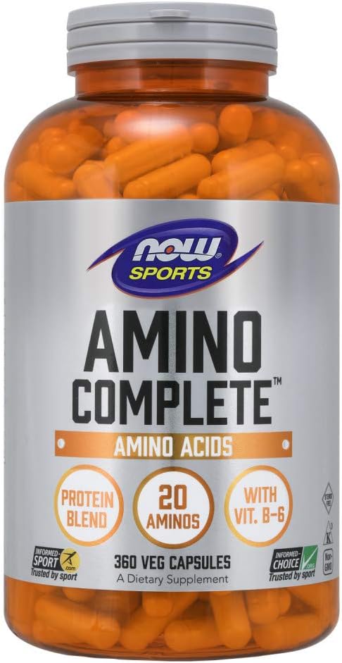Now Foods Sports Nutrition, Amino Complete™, Protein Blend With 21 Aminos And B-6