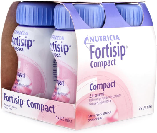 Fortisip Feeding Supplement Compact Strawberry 125Ml X 4
