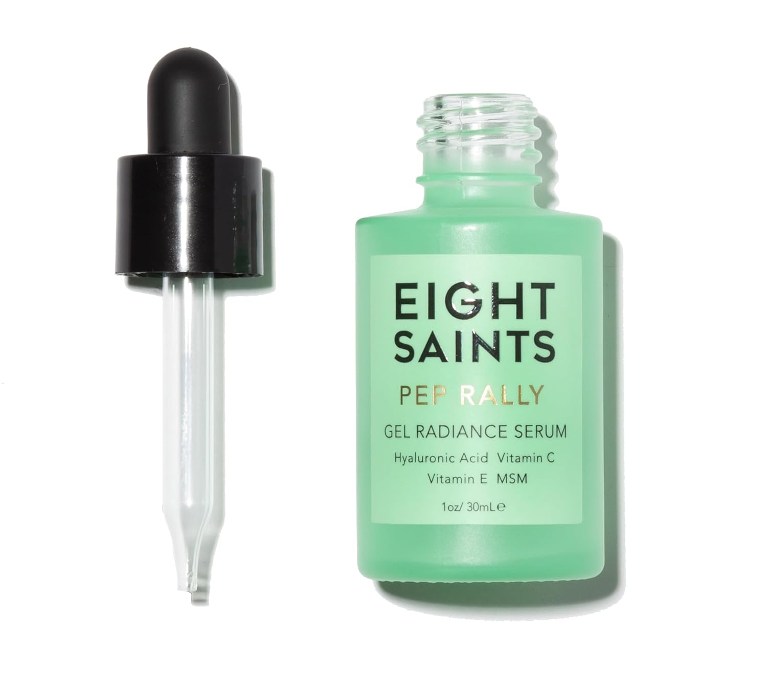 Eight Saints Skincare Pure Hyaluronic Acid Serum For Face Plumping, Natural And Organic Vitamin C Face Serum With Vitamin E For Fine Lines, Reduces Wrinkles, Firming, Hydrating, Anti-Aging, 1 Oz