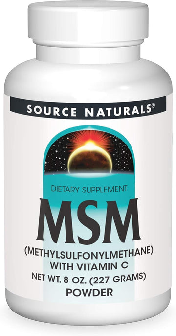 Source Naturals Msm (Methylsulfonylmethane) With Vitamin C - Powder, 8