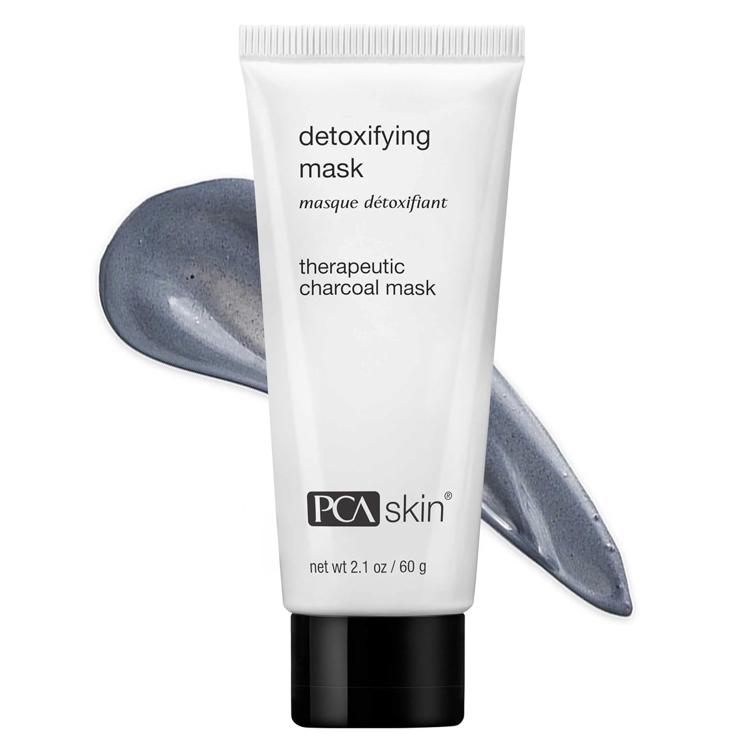 Pca Skin Detoxifying Skin Care Face Mask - Charcoal & Clay Skincare Facial Treatment For Minimizing Pores & Blackheads (2.1 Oz)