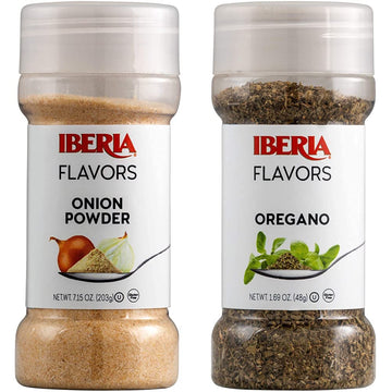 Iberia Onion Powder 7.5 Ounce and Iberia Oregano 1.69 Ounce : Grocery & Gourmet Food