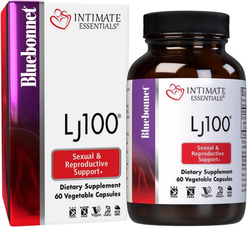 Bluebonnet Nutrition Intimate Essentials Lj100, Soy-Free, Gluten-Free, Non-Gmo, Dairy-Free, Kosher Certified, Vegan, 60 Capsules, 30 Servings