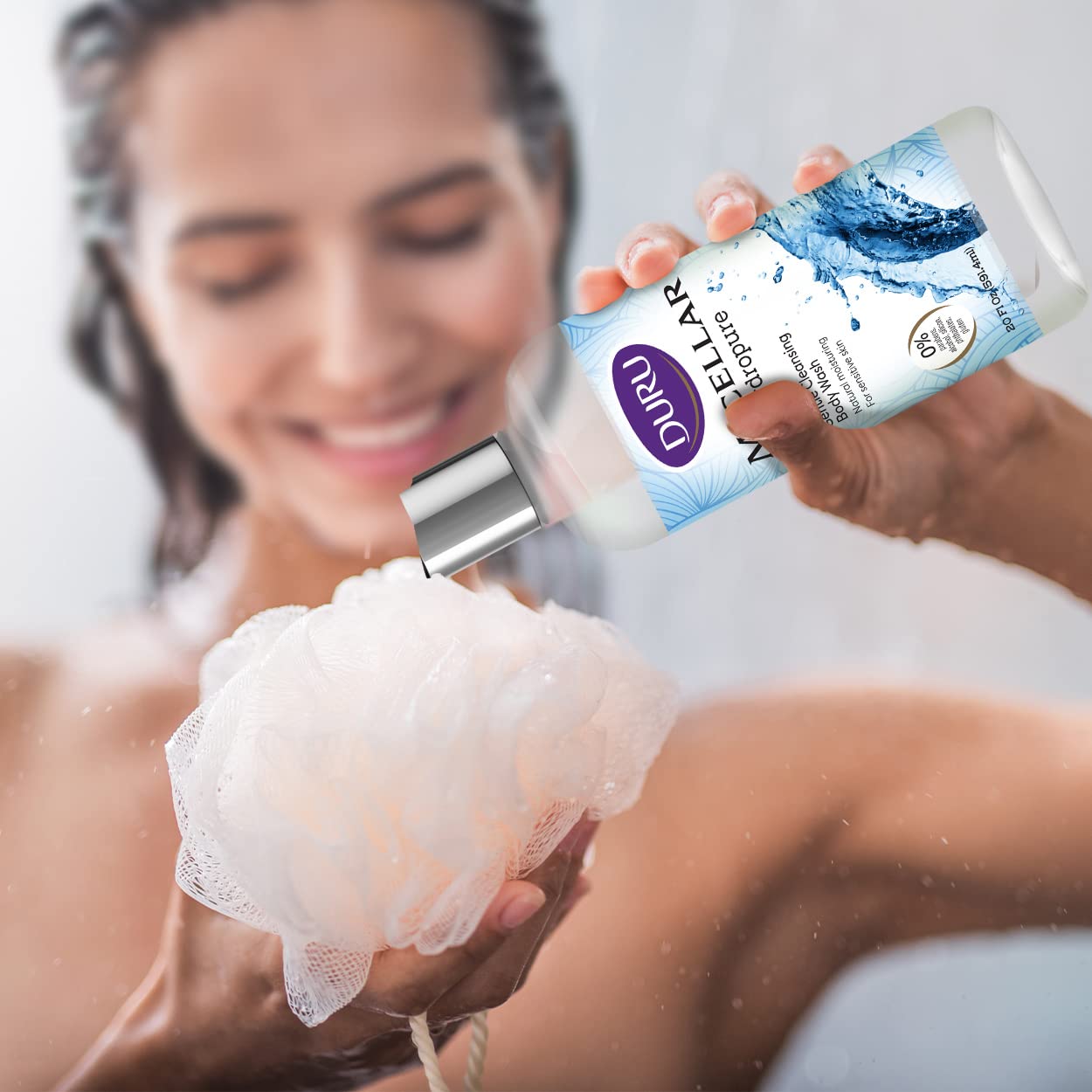 Duru Micellar Water Body Wash - Gentle Cleansing Moisturizing Sensitive Skin Shower Gel - 3 Pack : Beauty & Personal Care