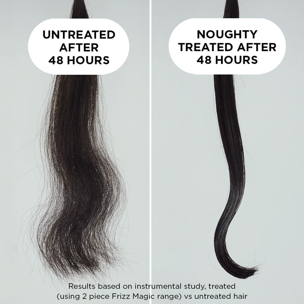 Noughty Frizz Magic Conditioner, Anti Frizz/Humidity Conditioning Formula For Frizzy, Curly & Wavy Hair, 97% Natural Sulphate Free Vegan Haircare For Smooth Control & Shine (250Ml)