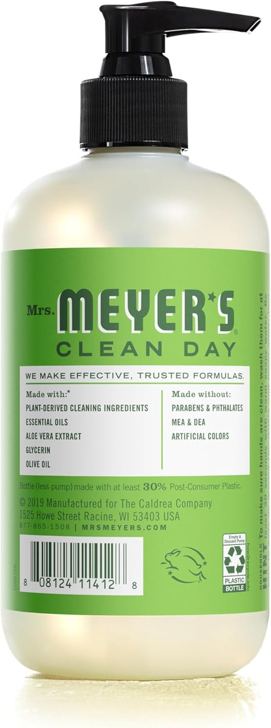 Mrs. Meyer'S Clean Day Liquid Hand Soap, Fresh Cut Grass Scent, 12.5 Ounce Bottle