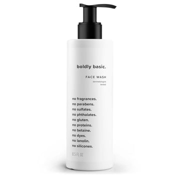 Fragrance Free Face Wash - Gentle Facial Cleanser On Sensitive Skin - Unscented - Dermatologist Tested - Sulfate Free - Paraben Free - Gluten Free - Non Comedogenic And Hypoallergenic