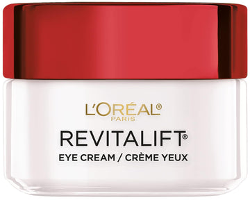 L'Oreal Paris Skincare Revitalift Anti-Wrinkle And Firming Eye Cream With Pro Retinol, Treatment To Reduce Dark Circles, Fragrance Free, 0.5 Oz