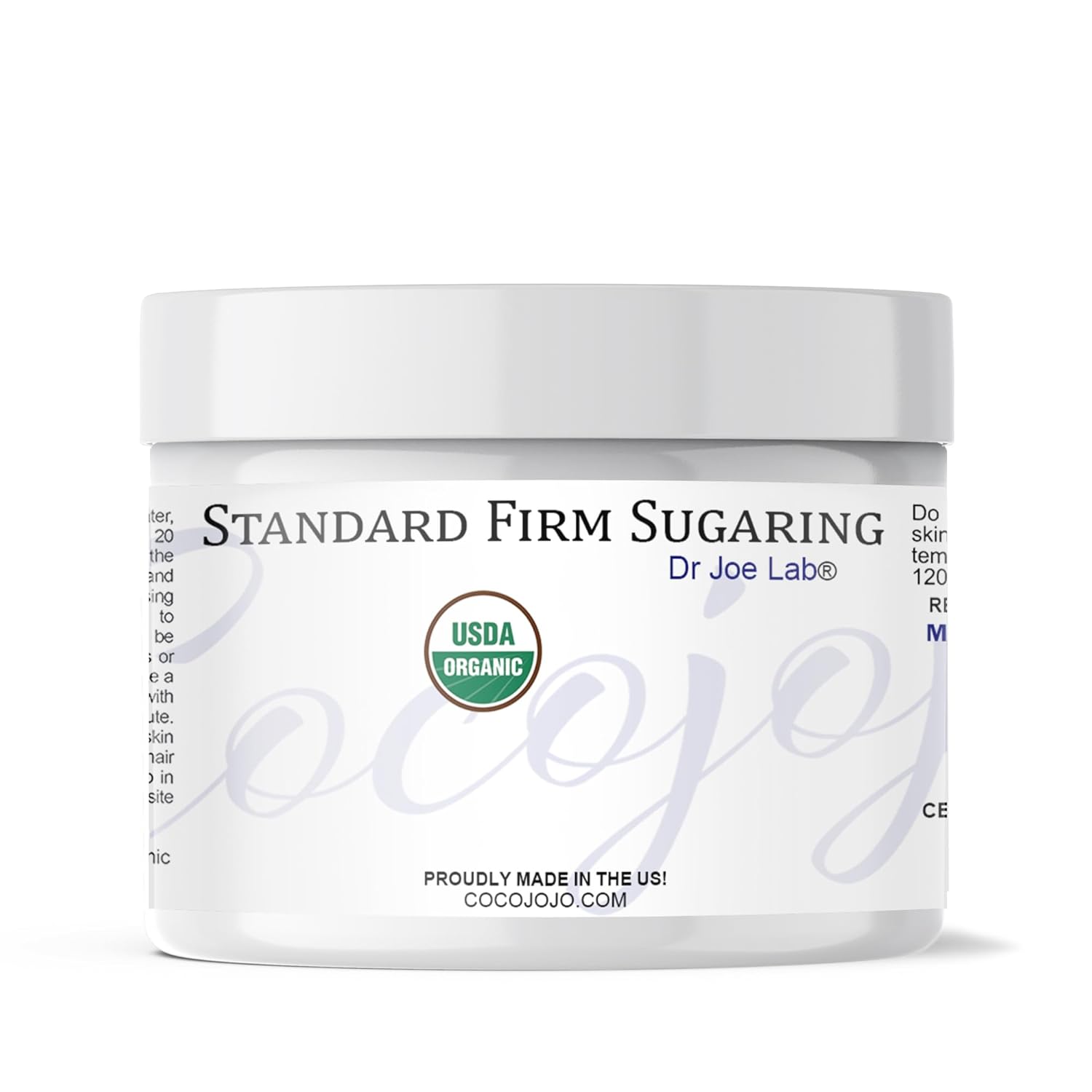 Sugaring Organic Standard, USDA Certified Organic - Sugaring Hair Removal to Use with Hand + Honey Sugar Wax, Honey Sugaring Hair Removal 100% Natural Paste- 10 Oz + How to Use Brochure