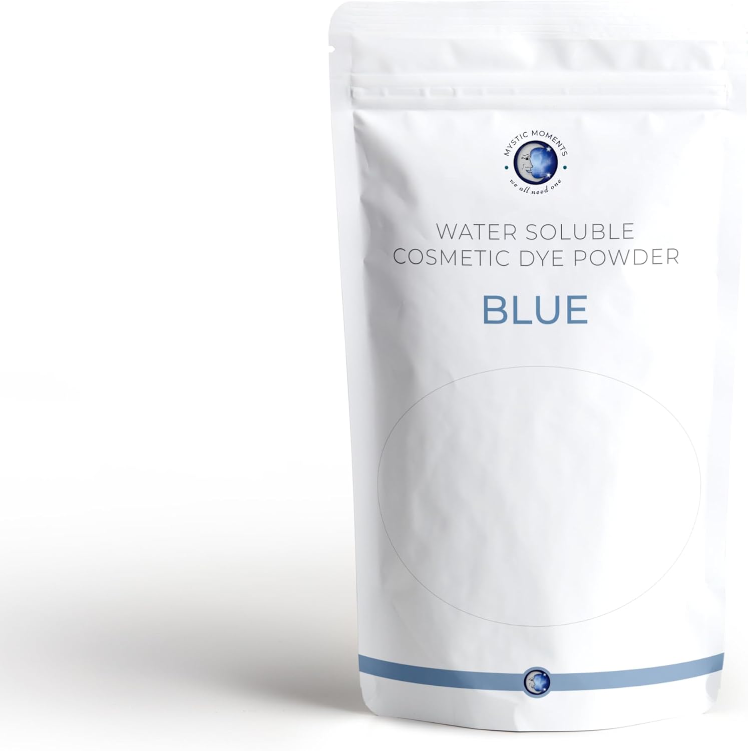 Mystic Moments | Blue Water-Soluble Cosmetic Dye Powder 1Kg (10x100g Pouch) | Perfect for Soap Making, Creams, Make Ups, Shampoos and Lotions