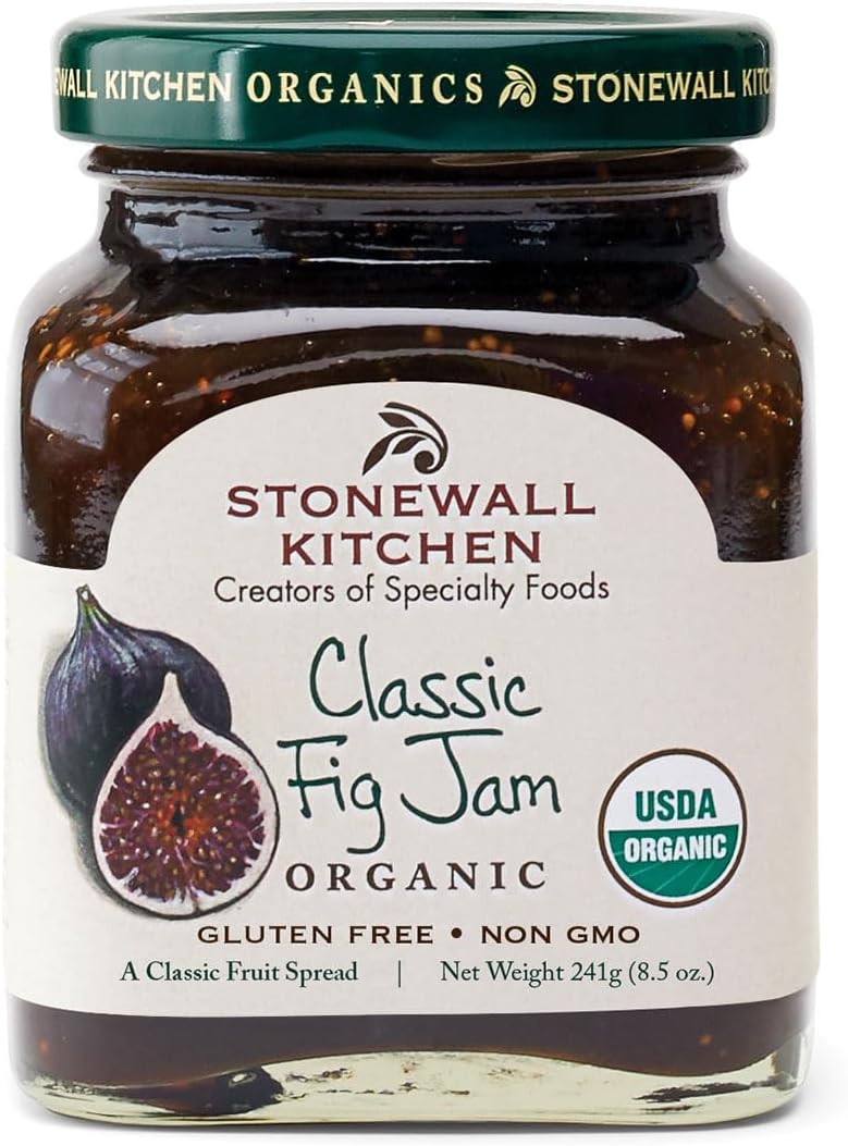 Stonewall Kitchen Organic Classic Fig Jam, 8.5Oz