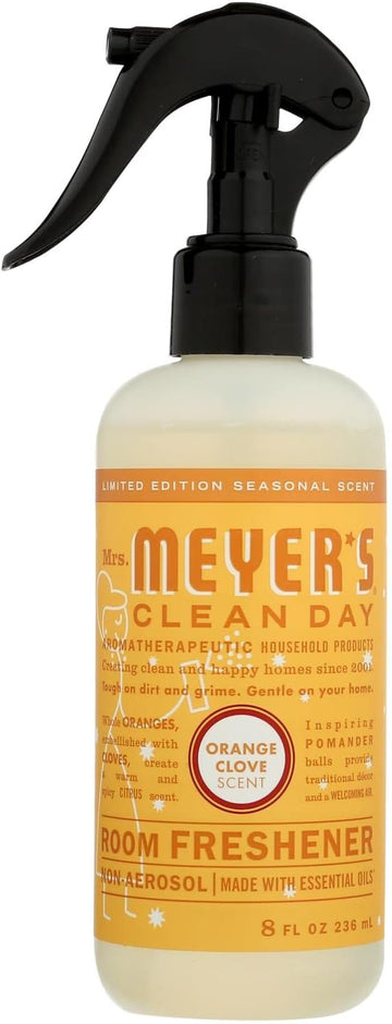 Mrs. Meyer's Room Freshener, Orange Clove, 8 OZ