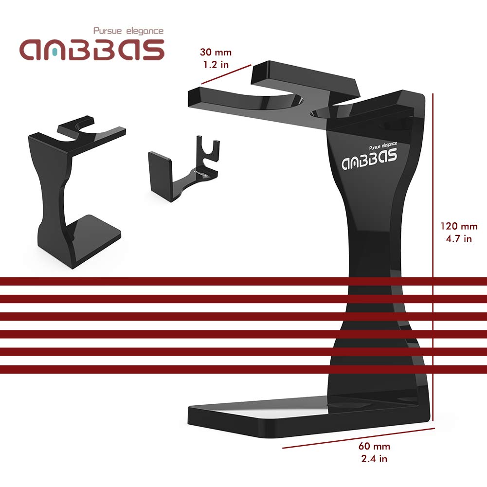 Anbbas Badger Hair Shaving Brush,Stand,Lathering Bowl,3.5Oz Soap,Straight Razor With Bag And Razor Strop,7In1 Kit For Men Wet Shave : Beauty & Personal Care