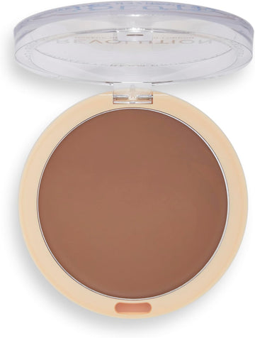Revolution Beauty London, Ultra Cream Bronzer, Light, For Light Skin Tones, 6.7G