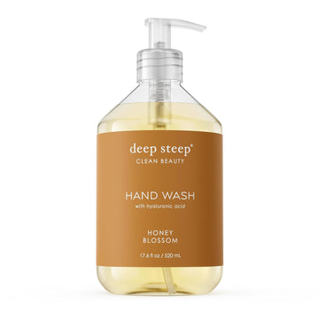 Deep Steep Liquid Hand Wash, Limoncello, 17.6 Oz – Moisturizing Cleanser With Olive Oil, Aloe Vera, Glycerin & Hyaluronic Acid – Vegan, Clean Beauty, Soft & Nourished Hands