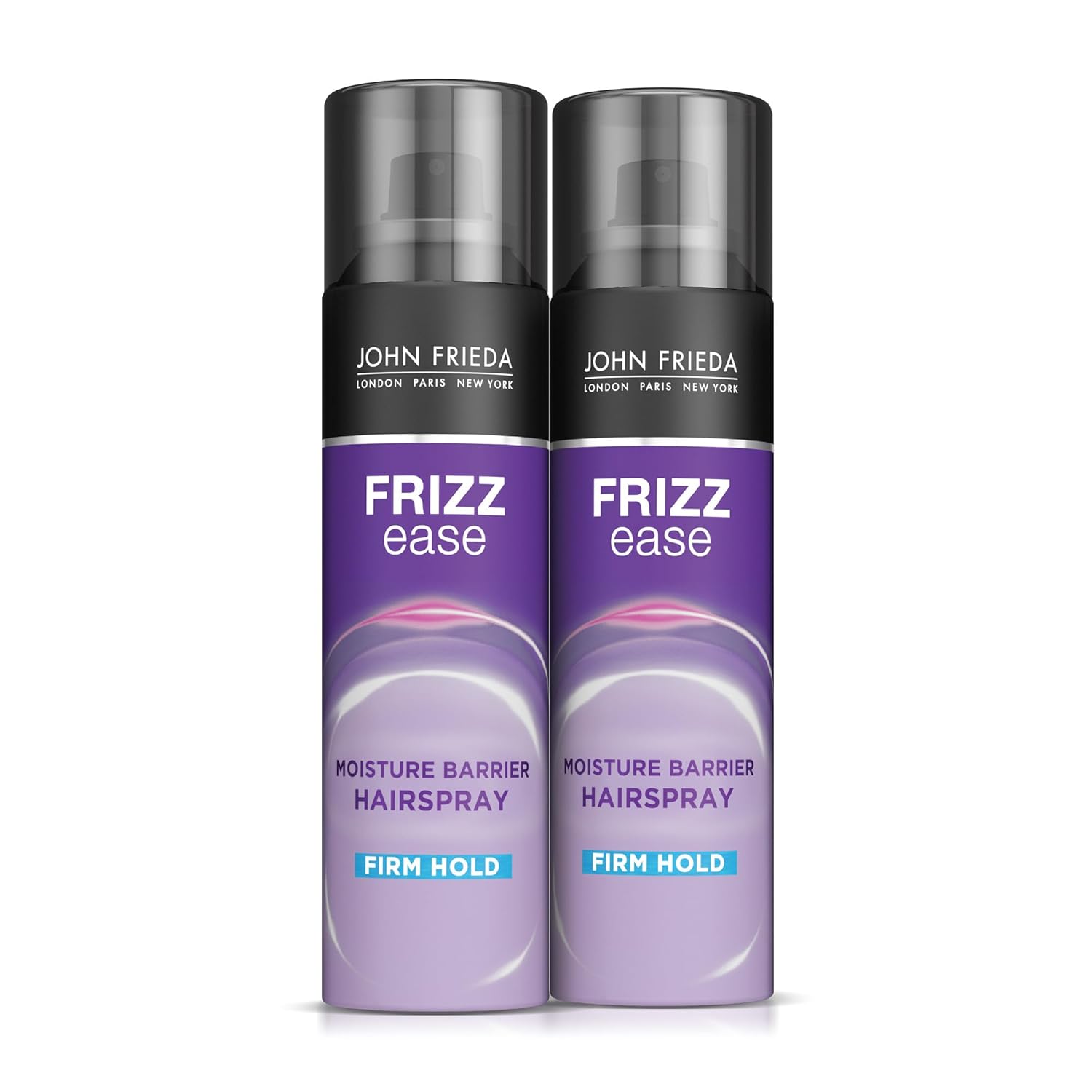 John Frieda Anti Frizz, Frizz Ease Firm Hold Hairspray, Anti-Humidity Spray For Hair, For 24-Hour Hold, 12 Oz, Pack Of 2