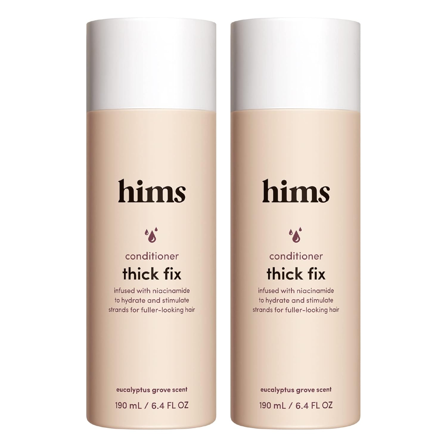 Hims Thick Fix Conditioner With Niacinamide, Locks In Moisture And Boosts Appearance Of Thicker Fuller Hair, 2 Pack, 6.4Oz