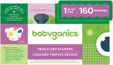 Babyganics Diapers, Size 2, 76 Ct, Ultra Absorbent Diapers