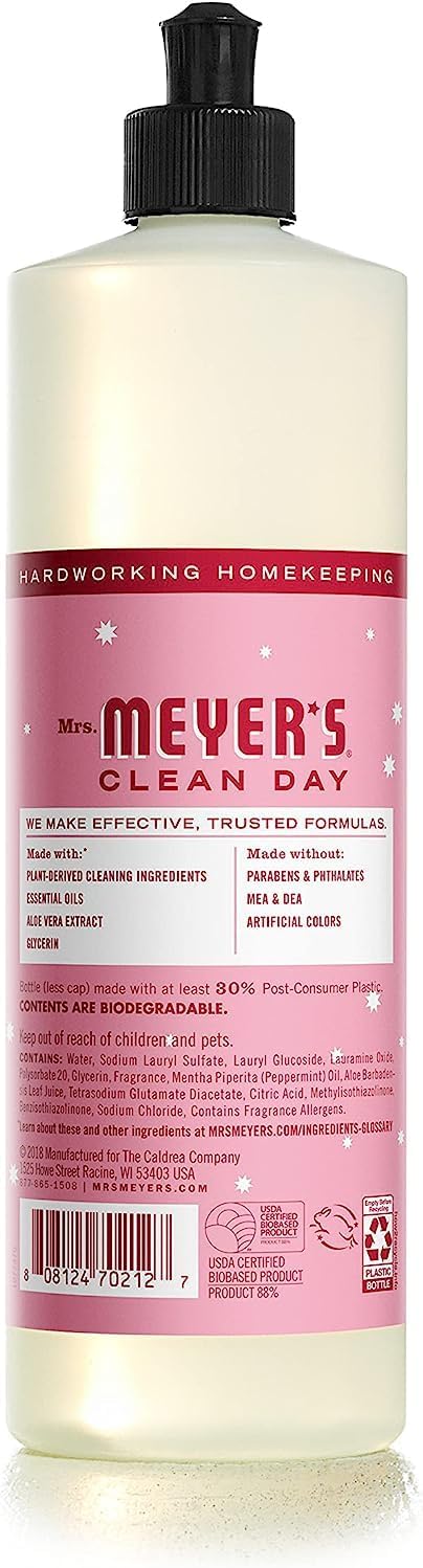 MRS. MEYER'S CLEAN DAY Variety, 2 Mrs. Meyer's Liquid Hand Soap 12.5 OZ, 1 Mrs. Meyer's Liquid Dish Soap, 16 FL OZ, 1 CT (Peppermint)