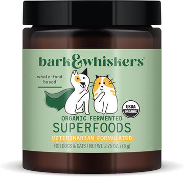 Dr. Mercola Organic Fermented Food For Cats & Dogs, 2.75 Oz. Per Container (78G), Non Gmo, Gluten Free, Soy Free, Usda Organic