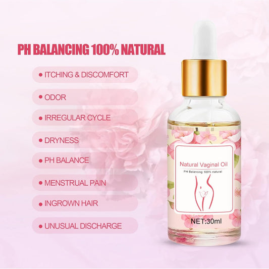 Ph Balance Yoni Essential Oil Eliminates Odor for Women, Female Privacy Care Rose Serum Deodorize Vagina Tighten Relieve Stress