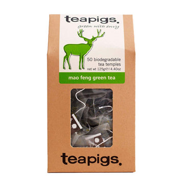 Teapigs Mao Feng Green Tea Bags Made With Whole Leaves (1 Pack Of 50 Teabags)