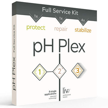 pH Plex Full Service Kit: Protect&Repair your hair during and after hair color & bleach. Complete kit for 1 month. Includes salon quality Plex step #1