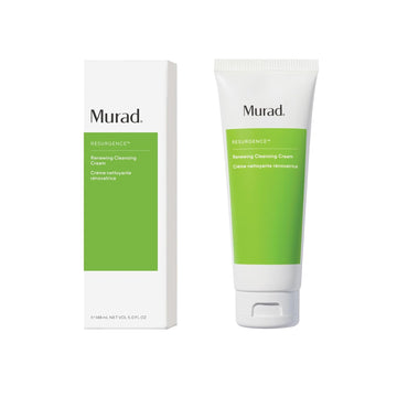 Murad Renewing Cleansing Cream - Anti-Aging, Cleansing Cream Face Wash - Lactic Acid And Antioxidant Vitamin-E Face Cleanser For Tightening