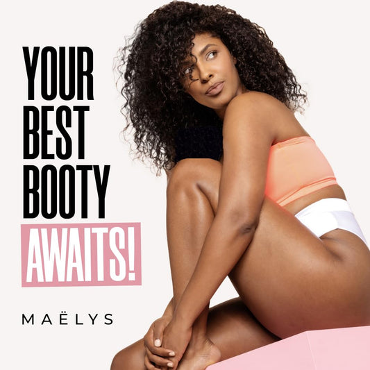Maëlys Cosmetics Get-Cheeky Enriched Cellulite Oil - Shea Butter & Vitamin E Target The Look Of Fatty Skin & Reduce The Appearance Of Cellulite
