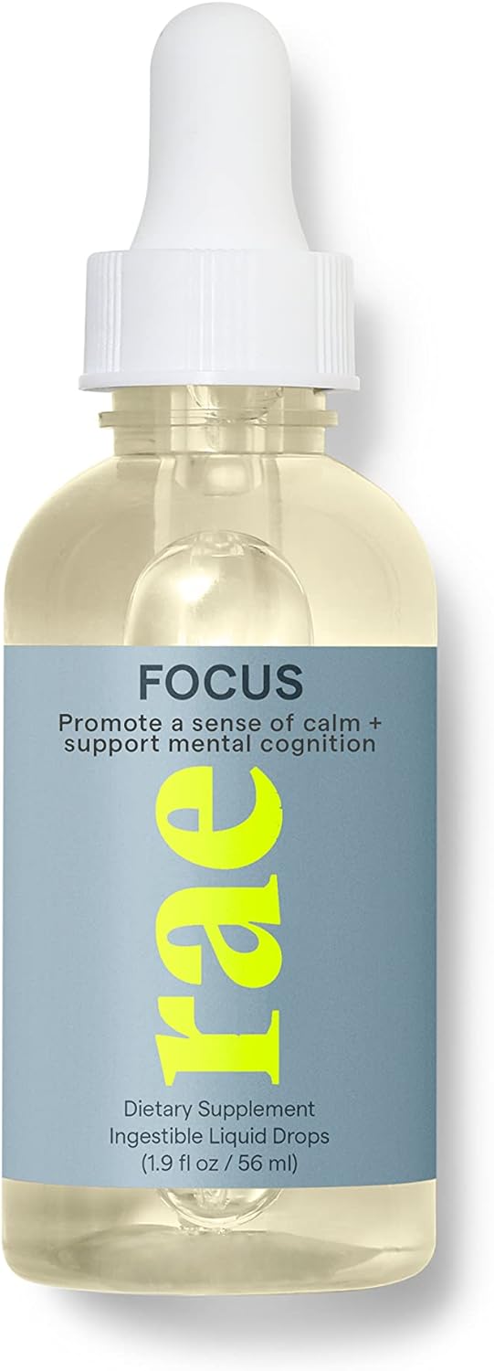 Rae Wellness Focus Drops - Mood Support Supplement to Promote Your Nat