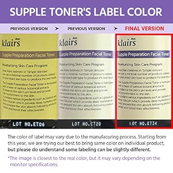 Klairs Supple Preparation Facial Toner, 180 Ml