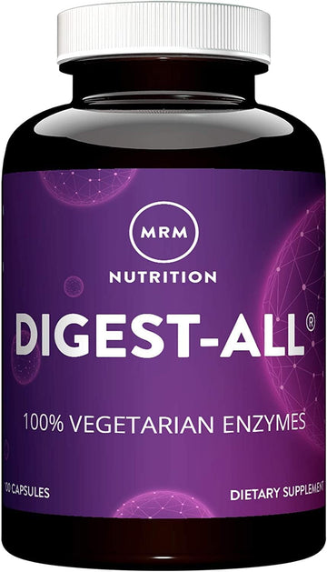 MRM Nutrition Digest-All ? | Digestive Enzymes | Improved Digestion and Absorption | Lactase + Amylase + Lipase| May Help with Bloating and Gas| 100% Vegetarian | Gluten-Free | 50 Servings