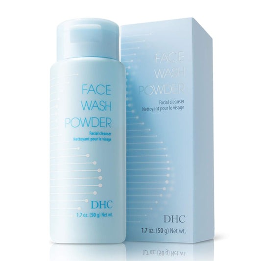 Dhc Face Wash Powder 2 Pack, Luxurious Foaming Lather, Lightweight Powder Formula, Gently Exfoliates, Hydrating, Fragrance And Colorant Free, Ideal For All Skin Types, 1.7 Oz. Net Wt