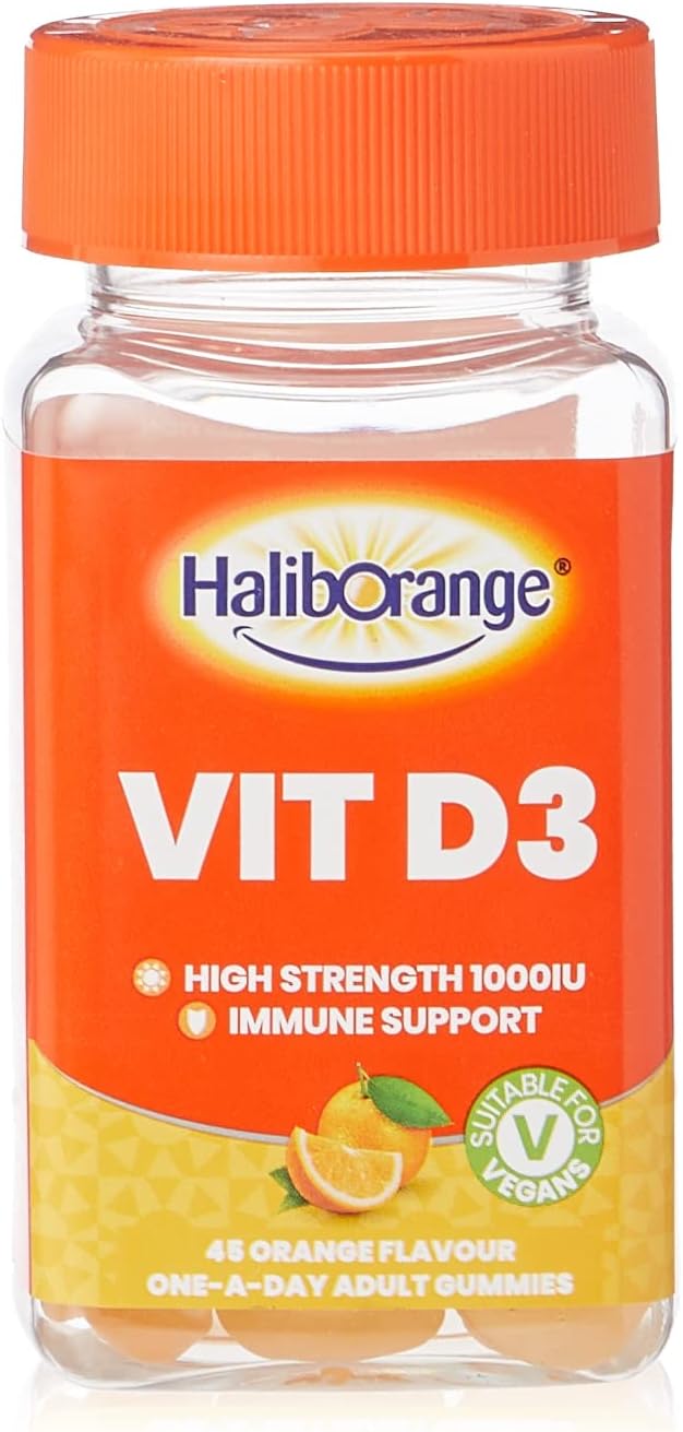 HALIBORANGE Adult VIT D3 Gummies 45