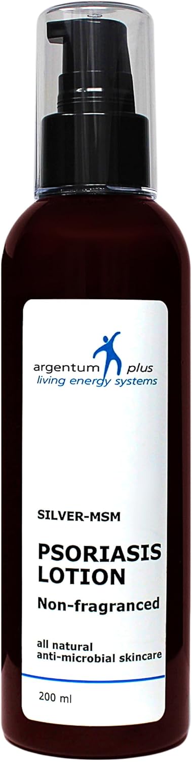 Argentum Plus - Silver-Msm Psoriasis Lotion With Australian Tea Tree 200Ml | For Skin Prone To Psoriasis